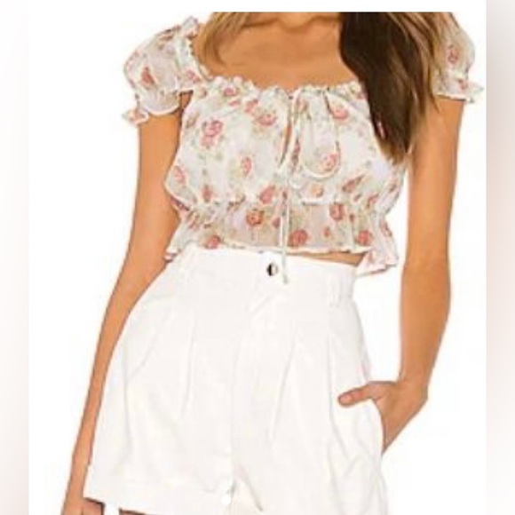 Libby Top MAJORELLE Color: White Prairie Size: M NWOT - Picture 2 of 12